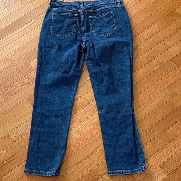 Tommy Hilfiger Blue Floral Embroidered Women's Jeans - Picture 9 of 10